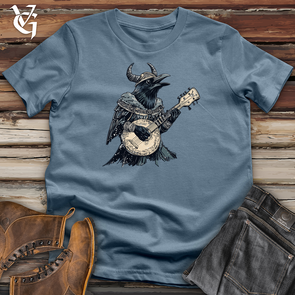 Banjo Lover Viking Raven Softstyle Tee