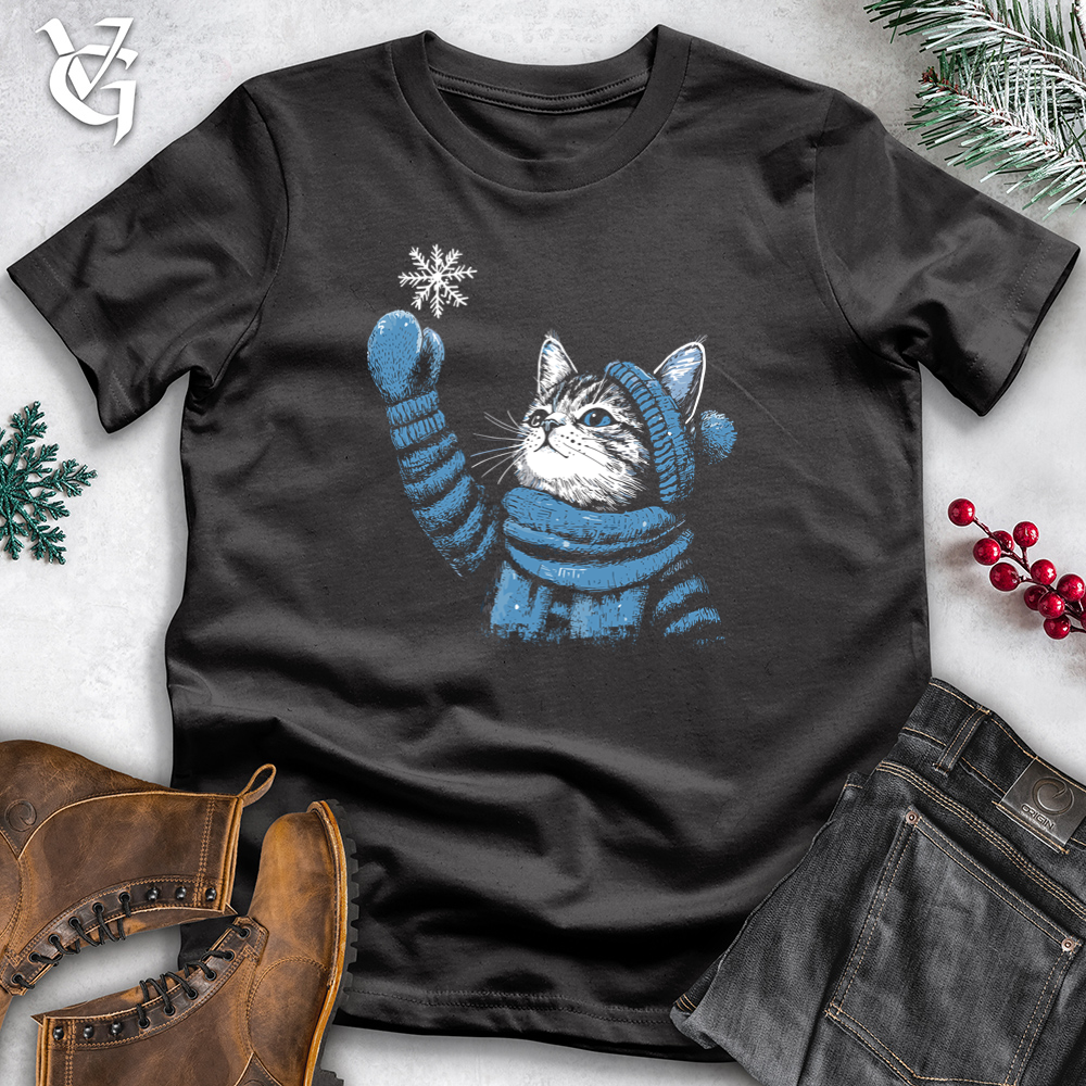 Cat Snowflake Cotton Tee