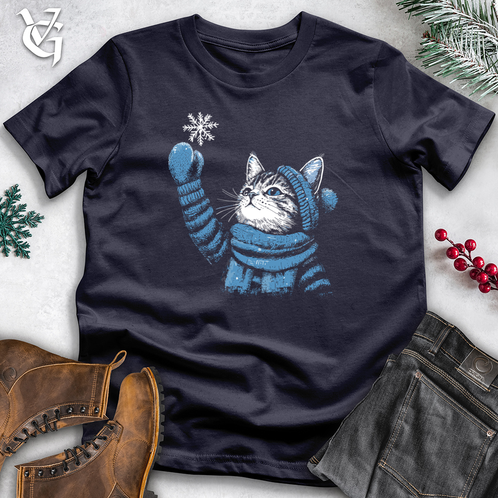 Cat Snowflake Cotton Tee