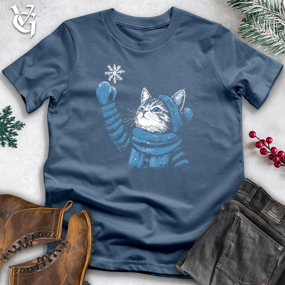 Cat Snowflake Cotton Tee