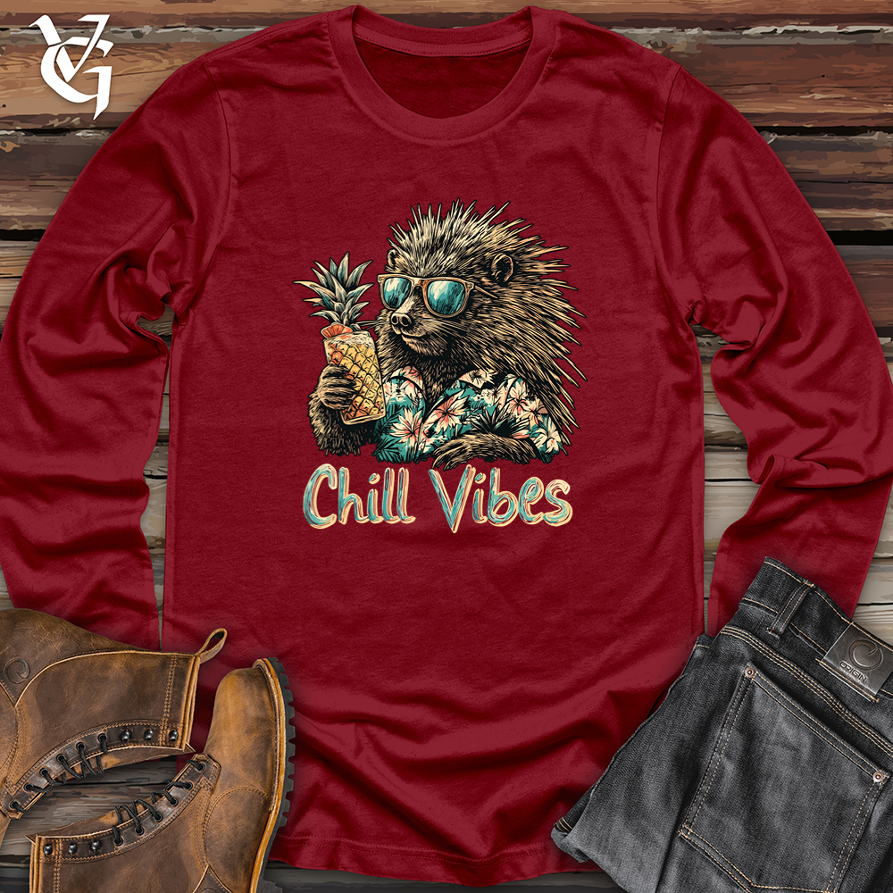 Chill Vibes Hedgehog Long Sleeve