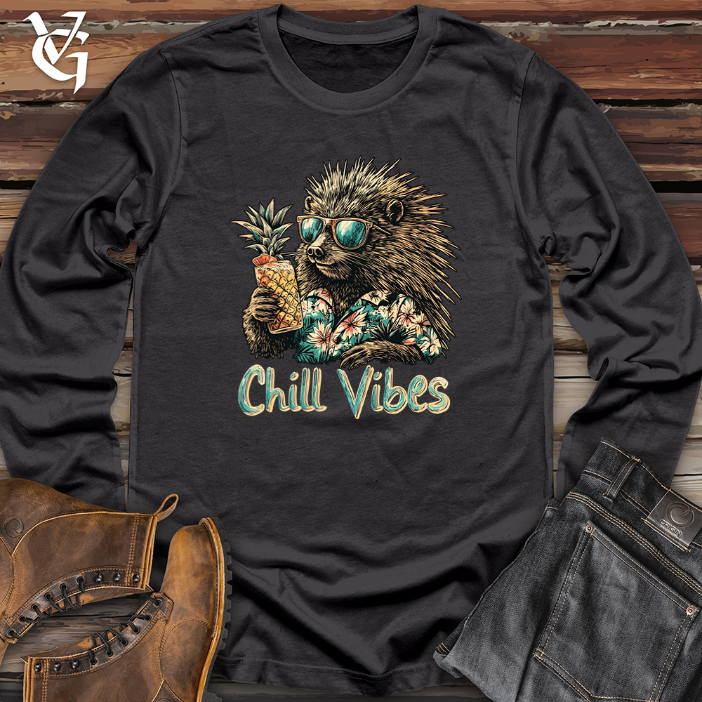 Chill Vibes Hedgehog Long Sleeve