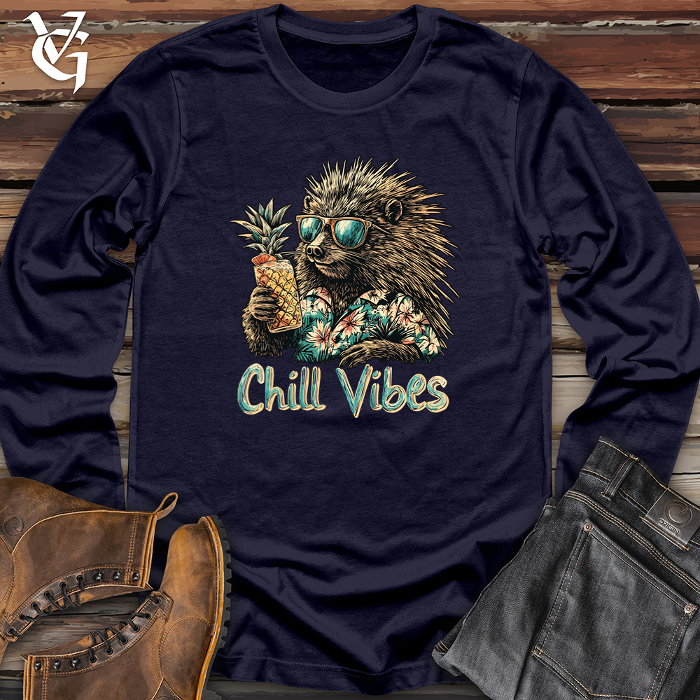 Chill Vibes Hedgehog Long Sleeve