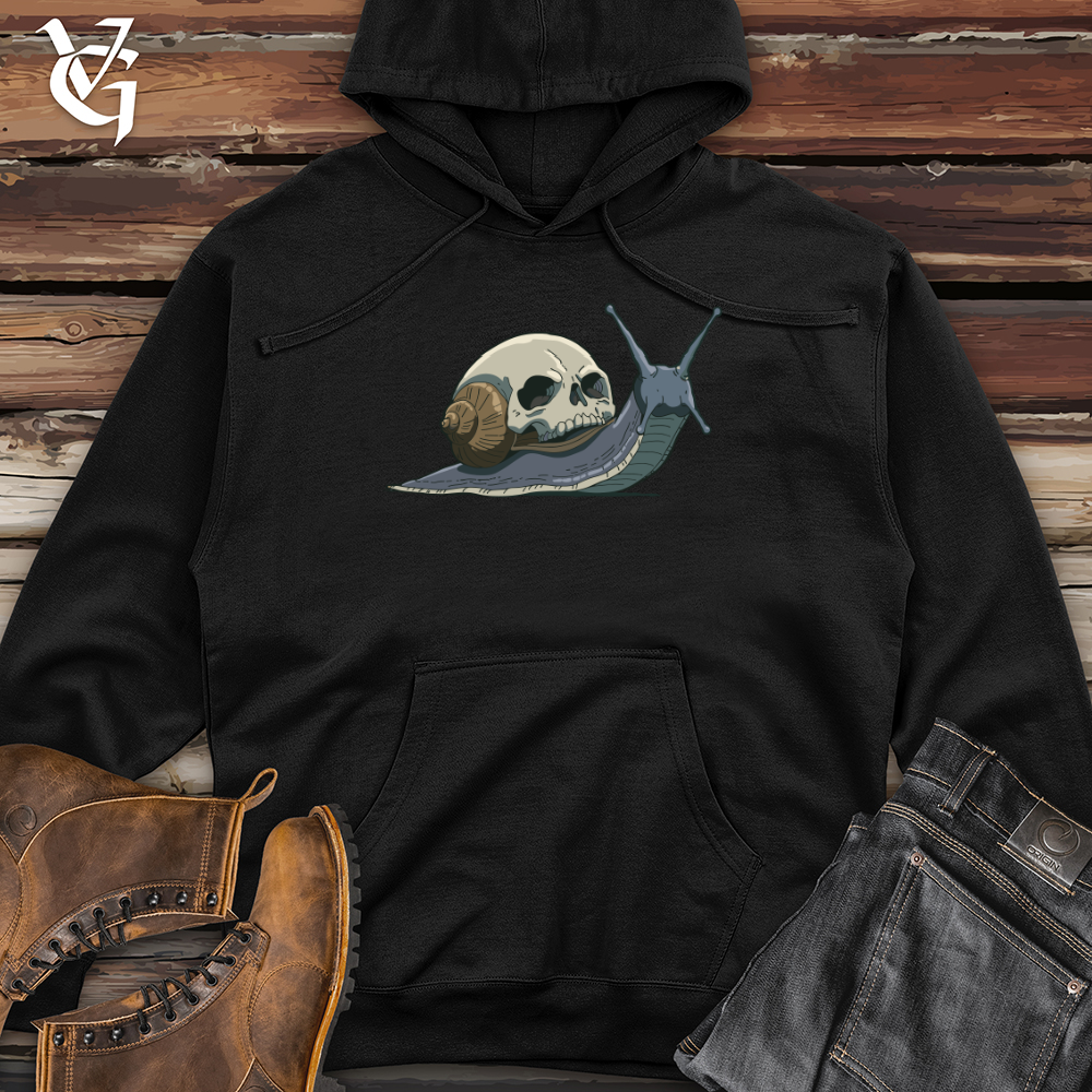 Skull Snail Midweight Hooded Sweatshirt