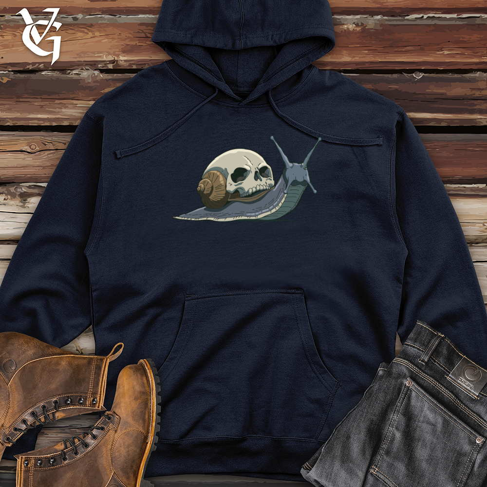 Skull Snail Midweight Hooded Sweatshirt