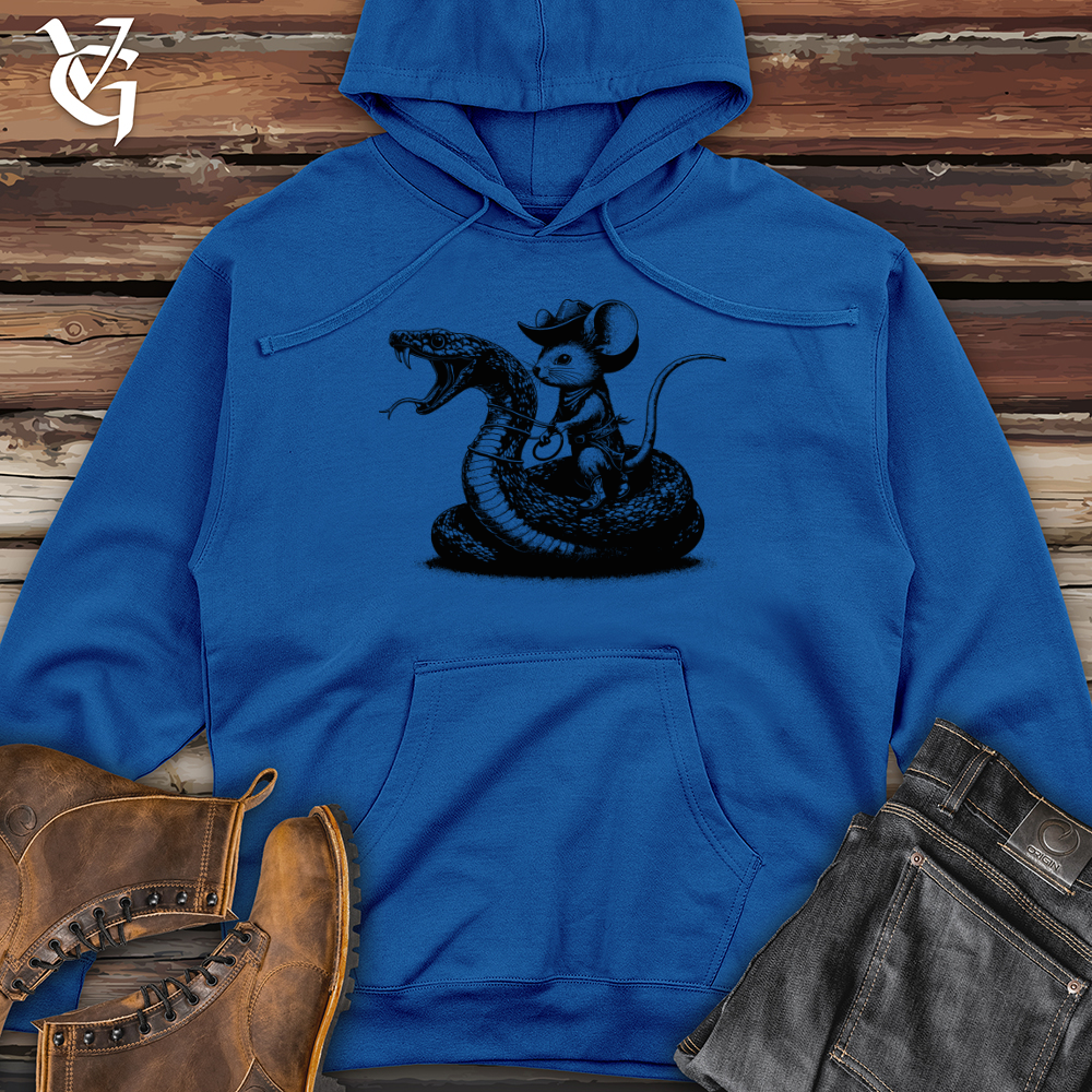 Mouse Snake Cowboy Midweight Hooded Sweatshirt