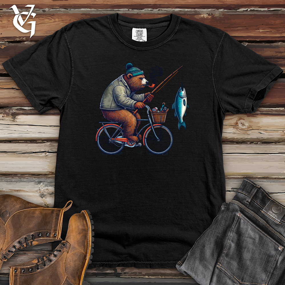 Bear on Cycle Heavy Cotton Comfort Colors Tee