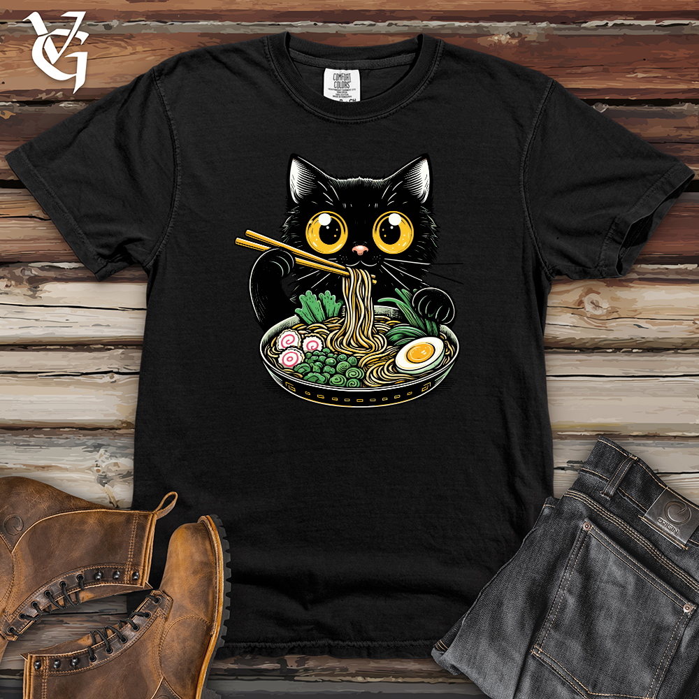 Ramen Cat Heavy Cotton Comfort Colors Tee