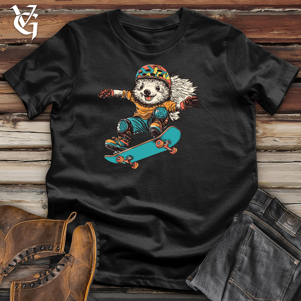 Skateboarding Raccoon Softstyle Tee