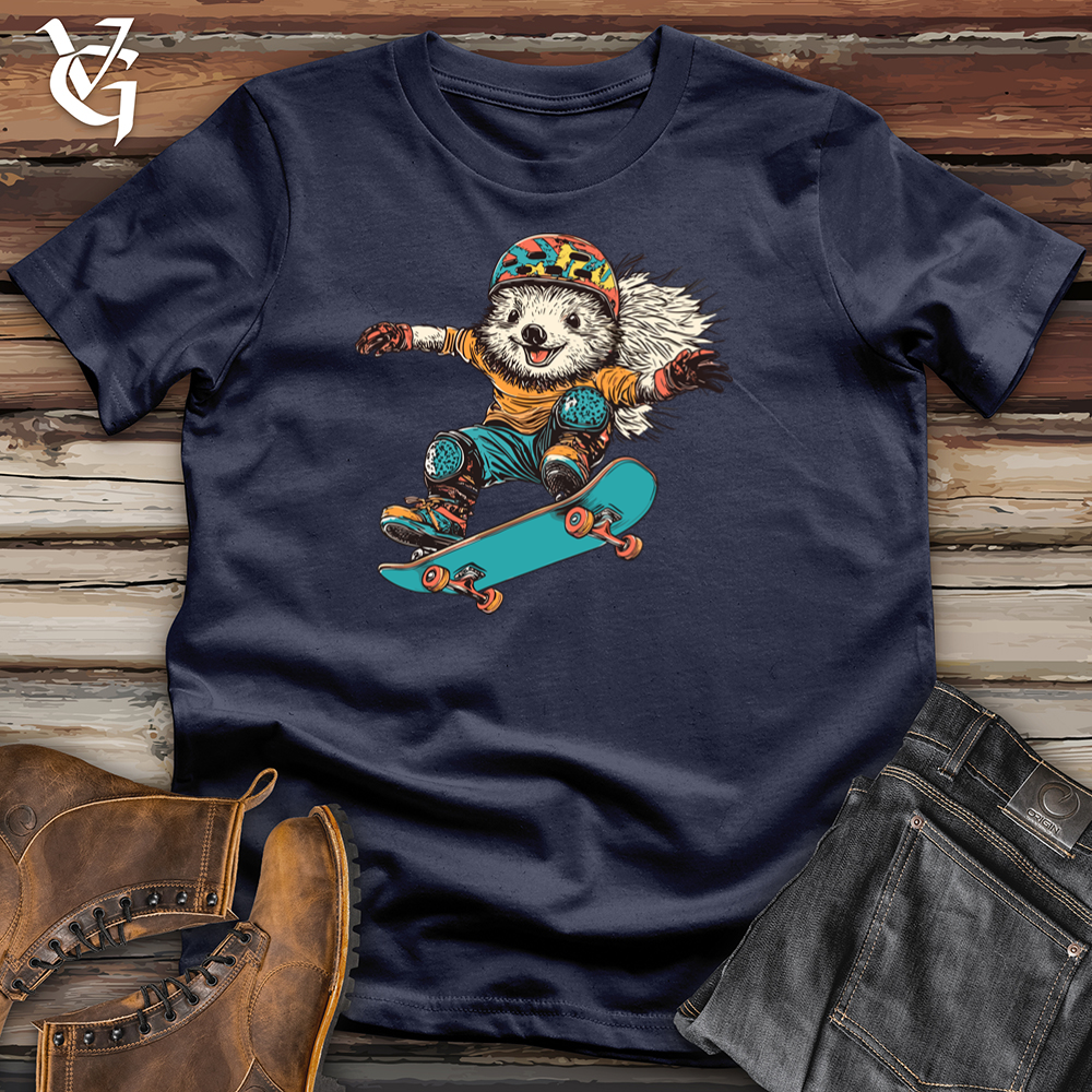 Skateboarding Raccoon Softstyle Tee