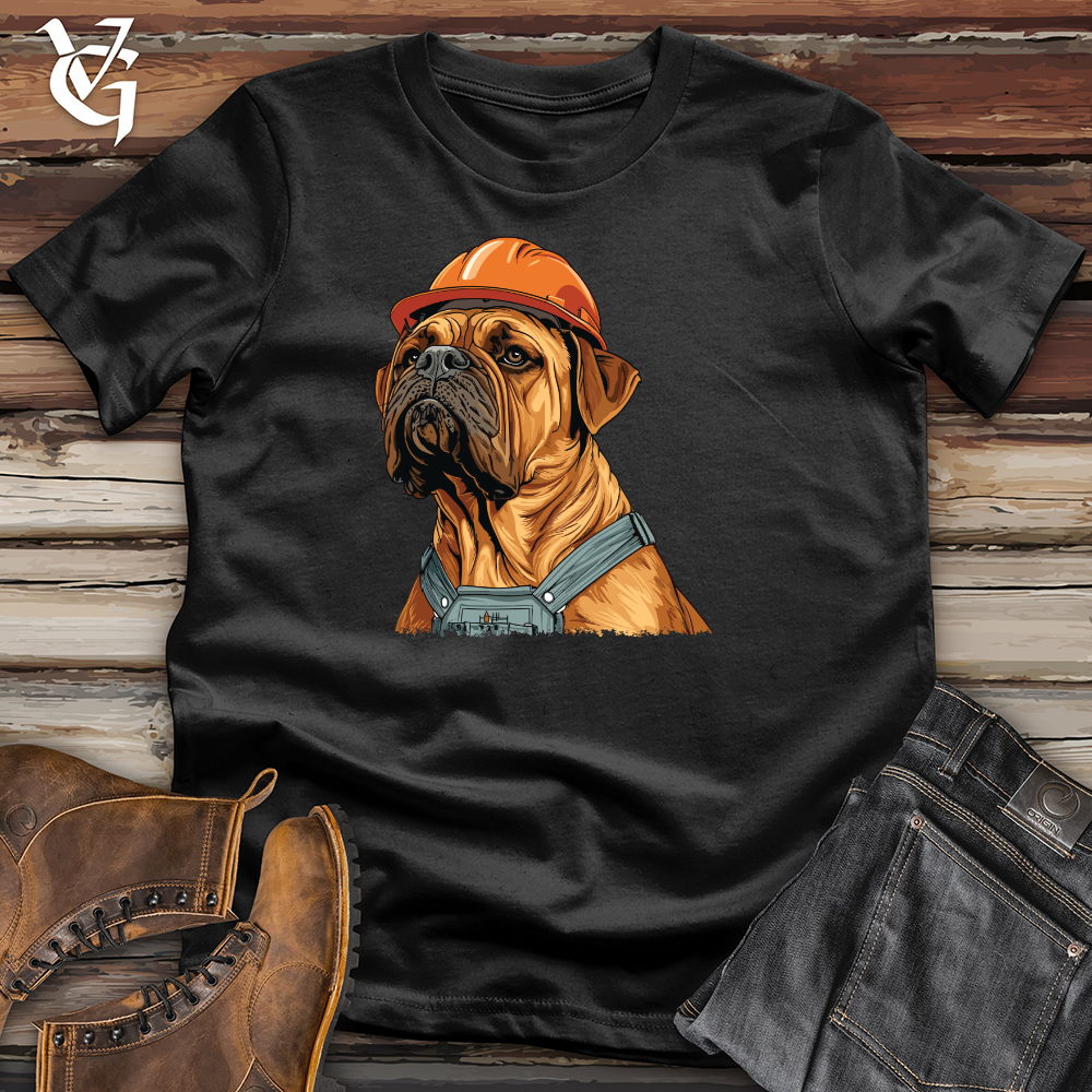 Bull Dog Construction Worker Cotton Tee