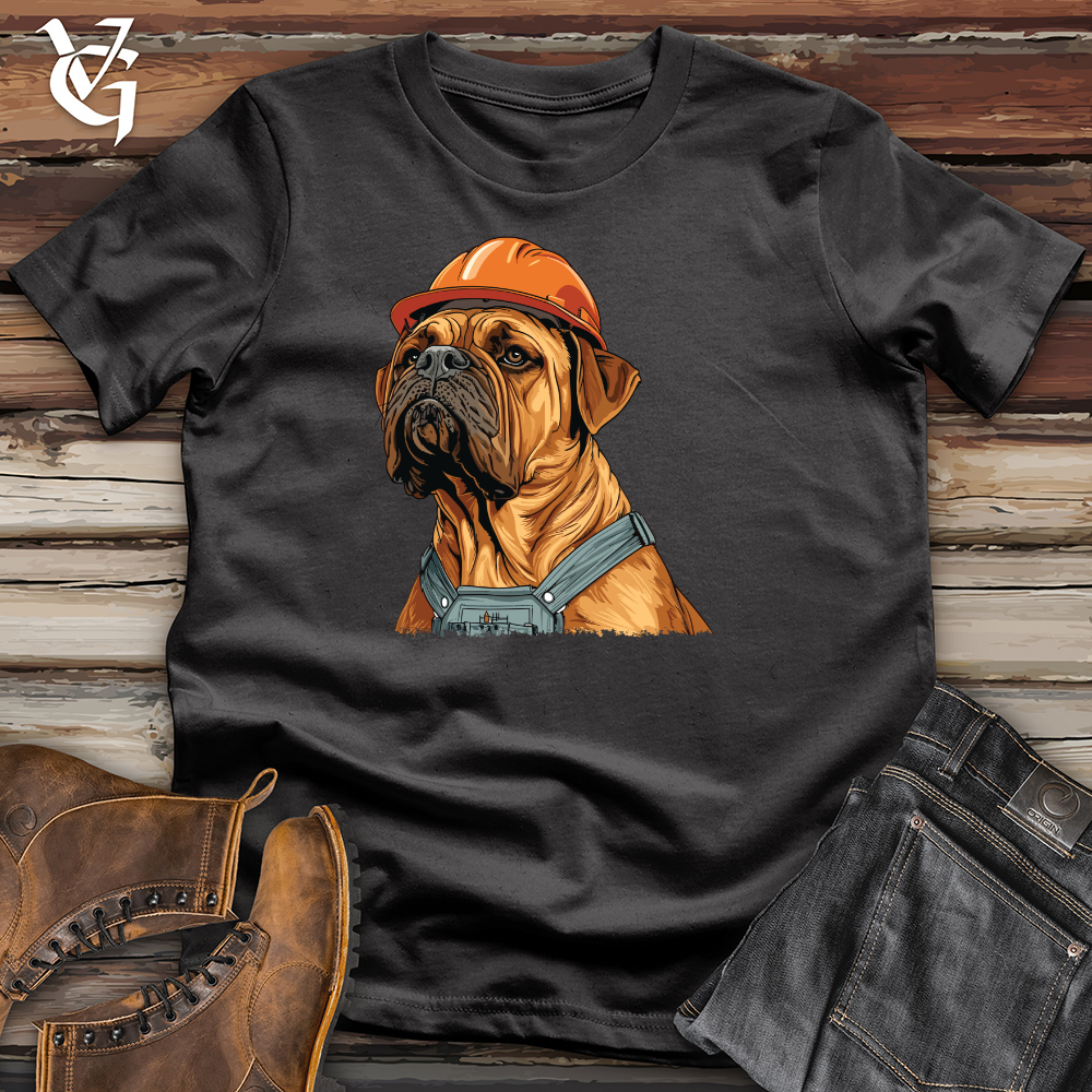 Bull Dog Construction Worker Cotton Tee