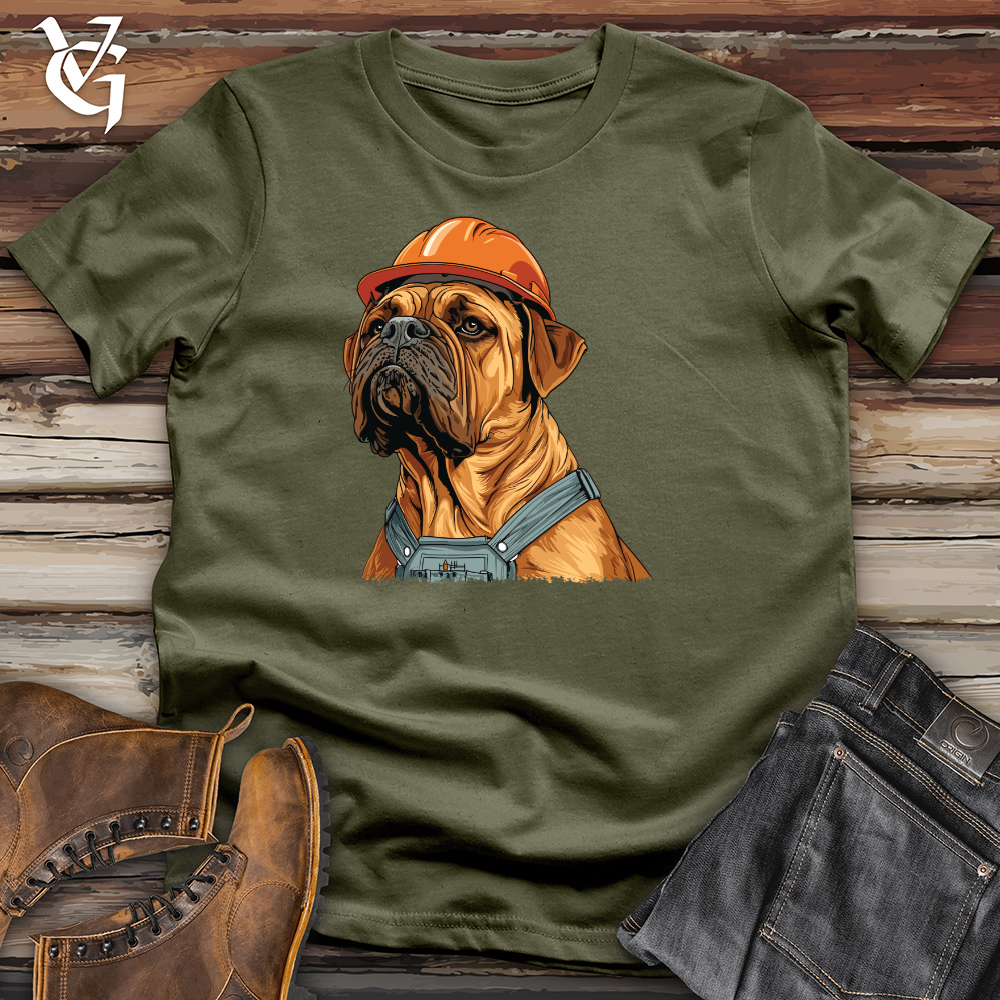 Bull Dog Construction Worker Cotton Tee