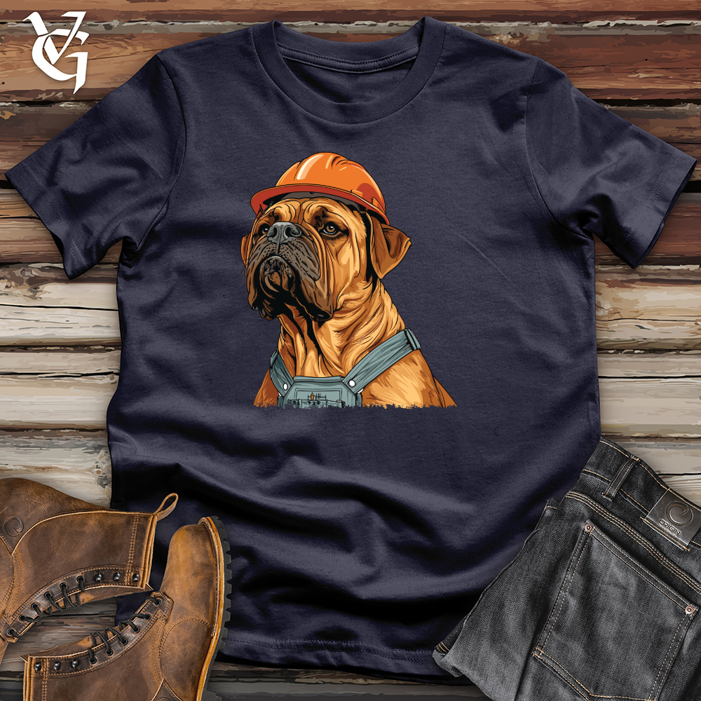 Bull Dog Construction Worker Cotton Tee