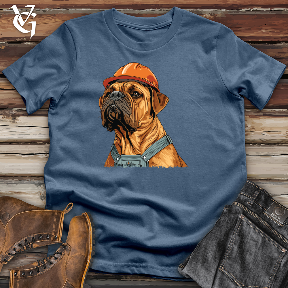 Bull Dog Construction Worker Cotton Tee
