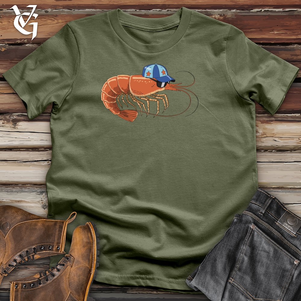 Shrimp With Cap Softstyle Tee