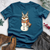 Snowman Cat Cotton Tee