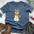 Snowman Cat Cotton Tee