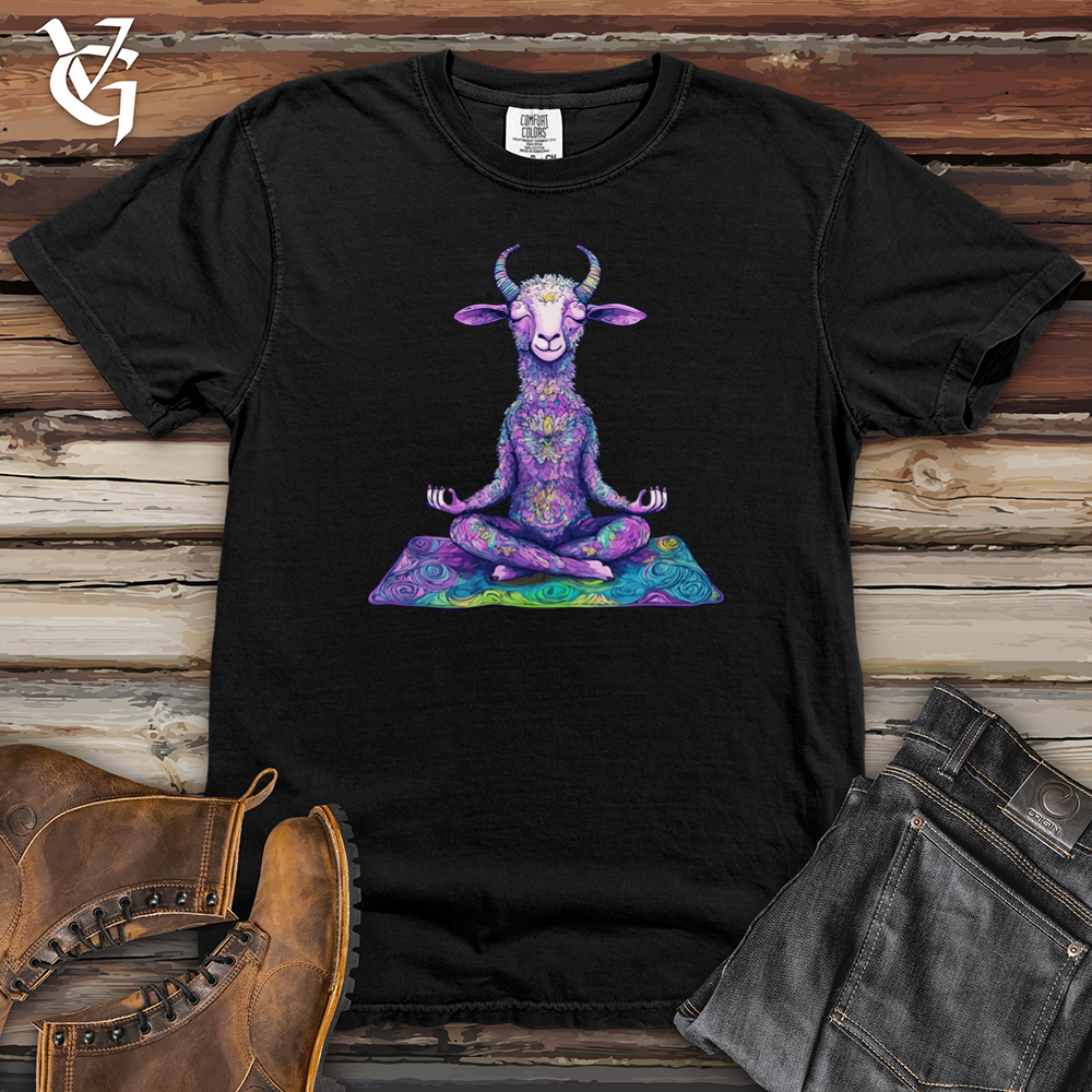 Llama Yoga Pose Heavy Cotton Comfort Colors Tee