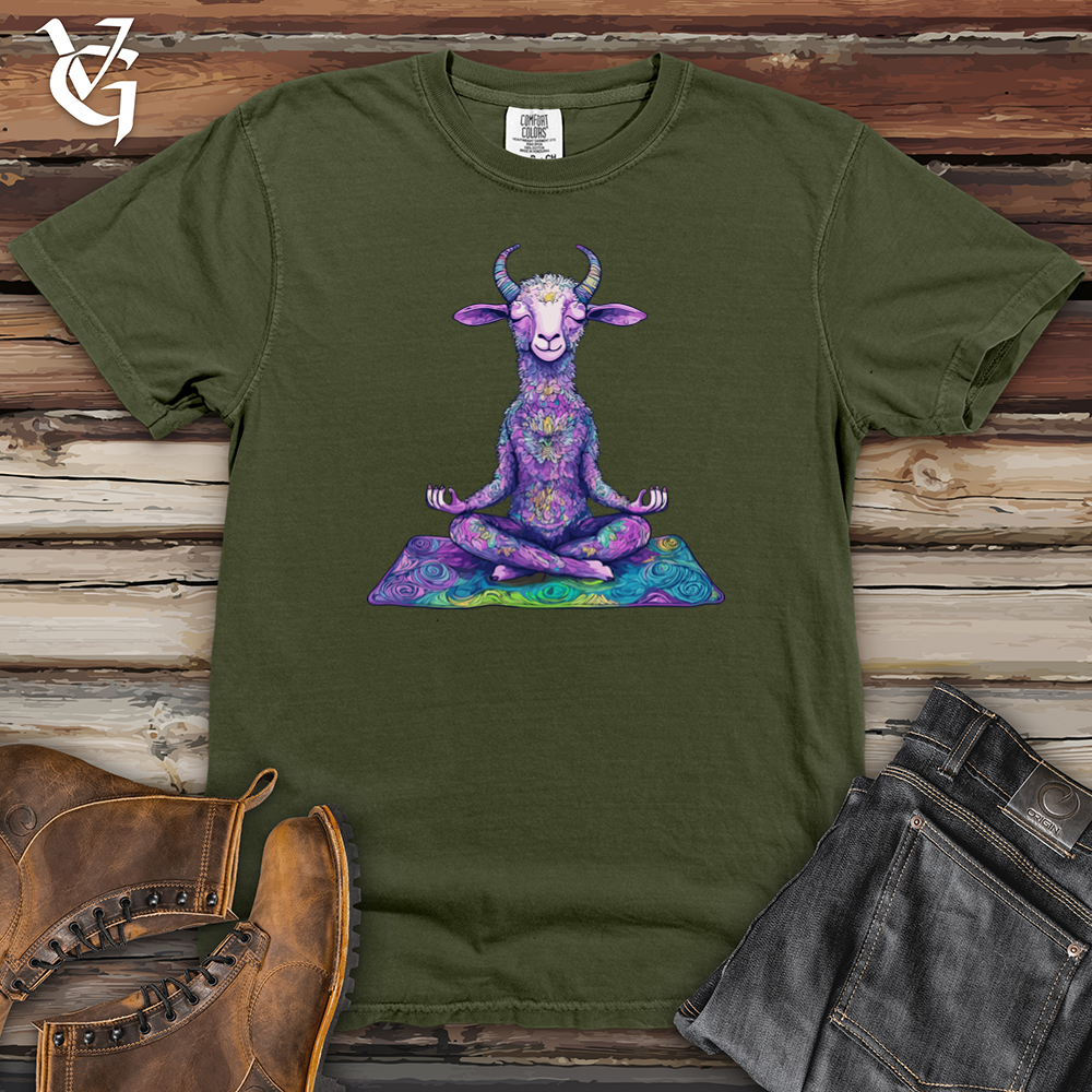 Llama Yoga Pose Heavy Cotton Comfort Colors Tee