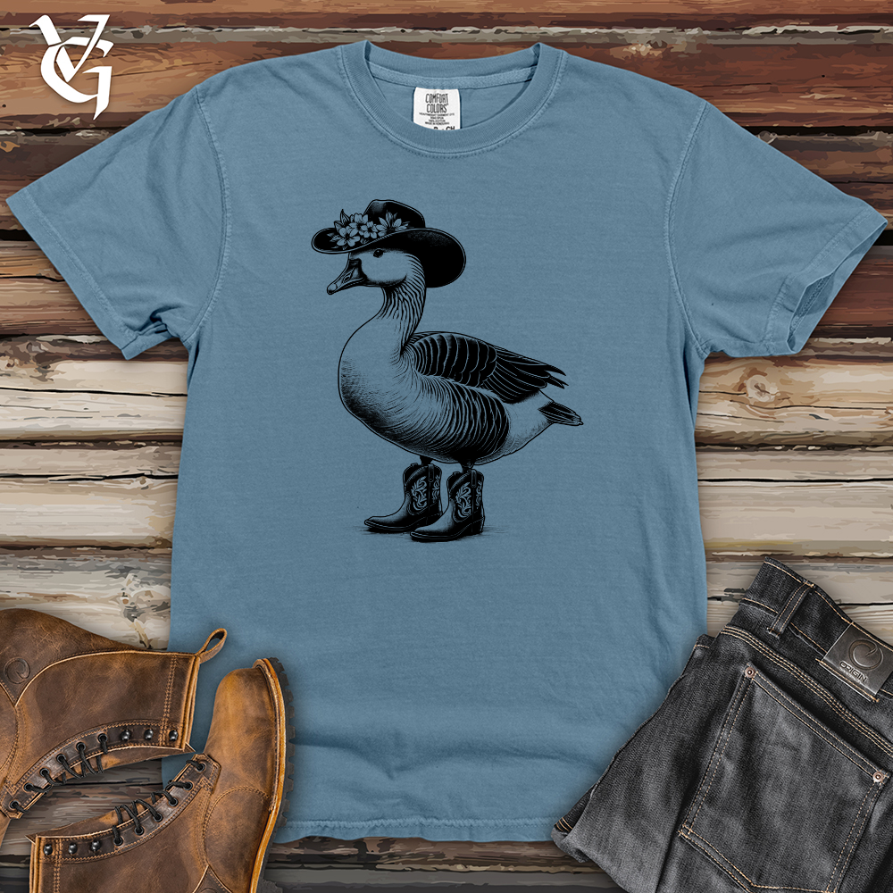 Western Cowboy Goose Heavy Cotton Comfort Colors Tee