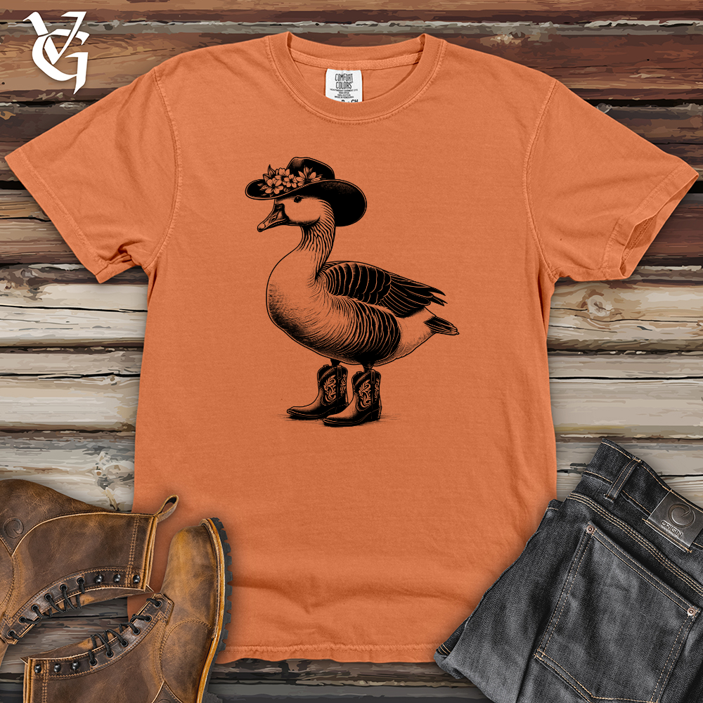 Western Cowboy Goose Heavy Cotton Comfort Colors Tee