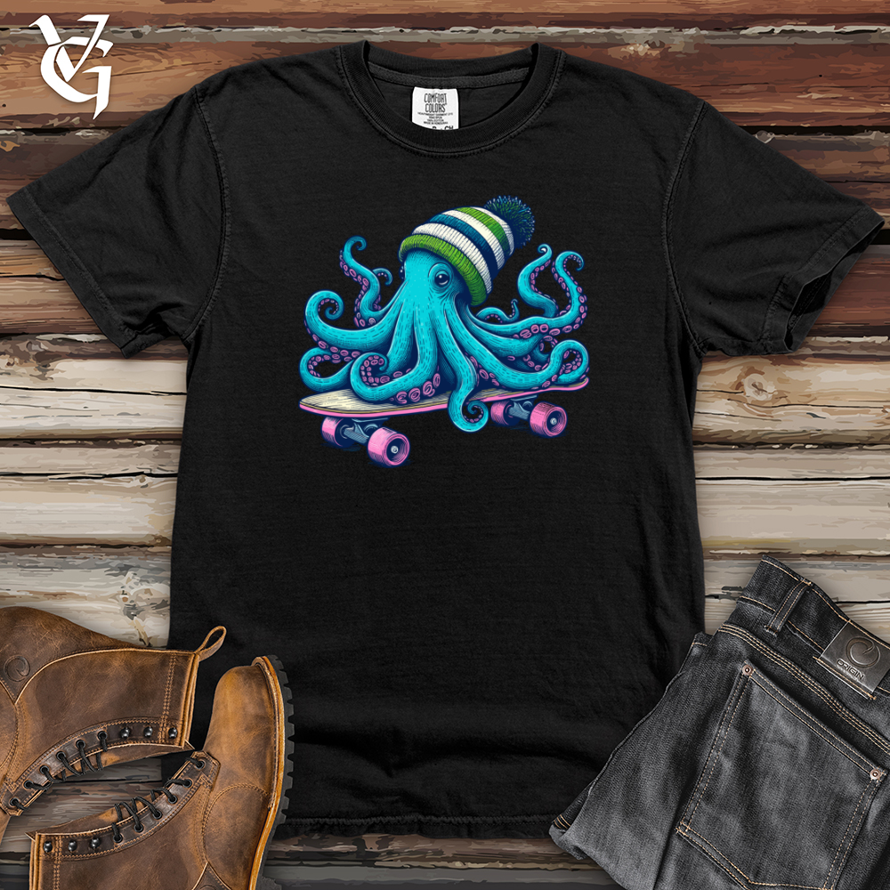 Blue Octopus Heavy Cotton Comfort Colors Tee