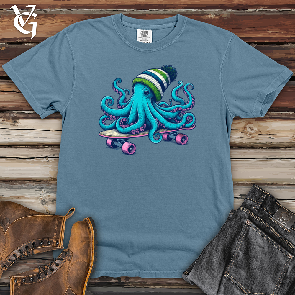 Blue Octopus Heavy Cotton Comfort Colors Tee