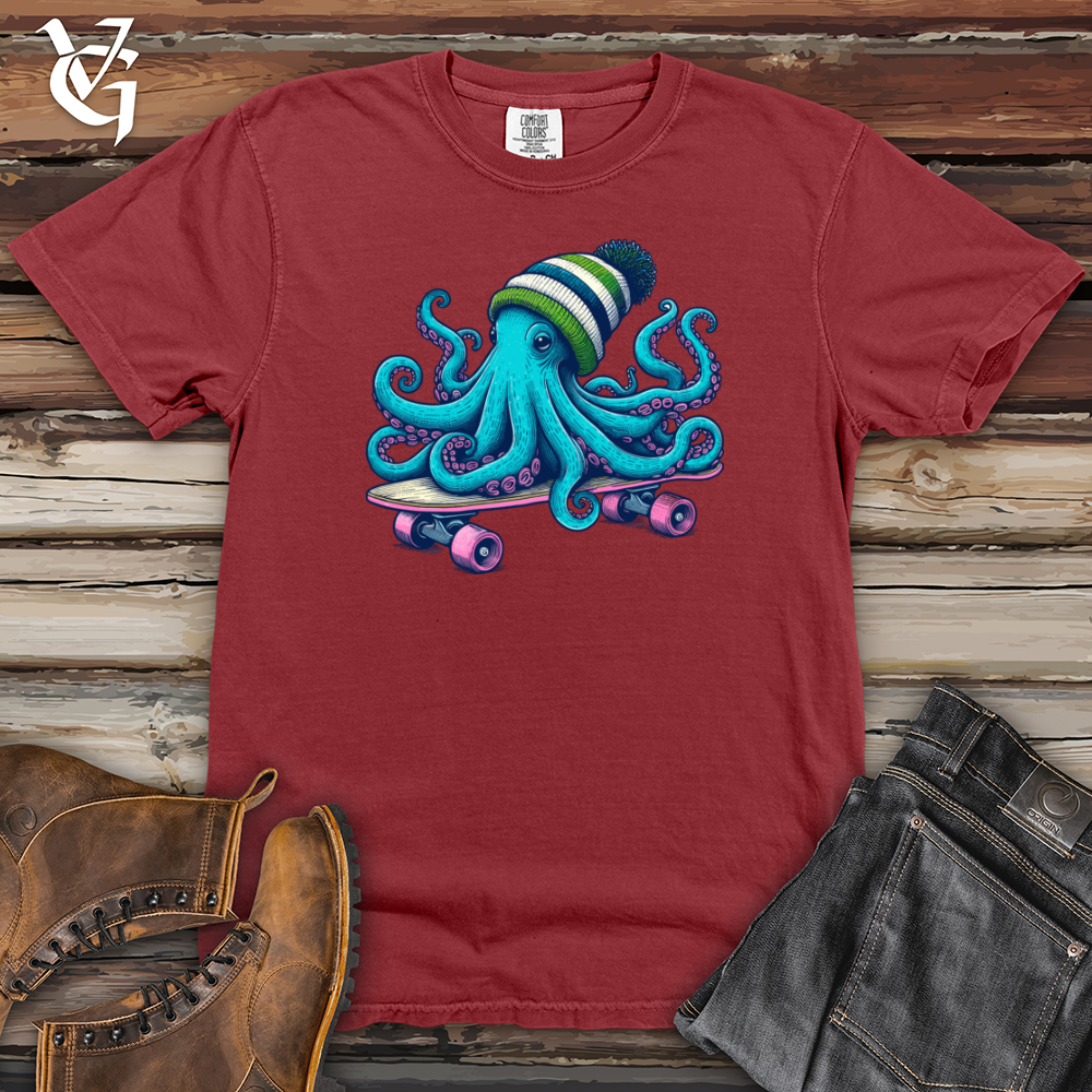 Blue Octopus Heavy Cotton Comfort Colors Tee