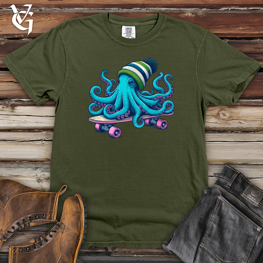 Blue Octopus Heavy Cotton Comfort Colors Tee