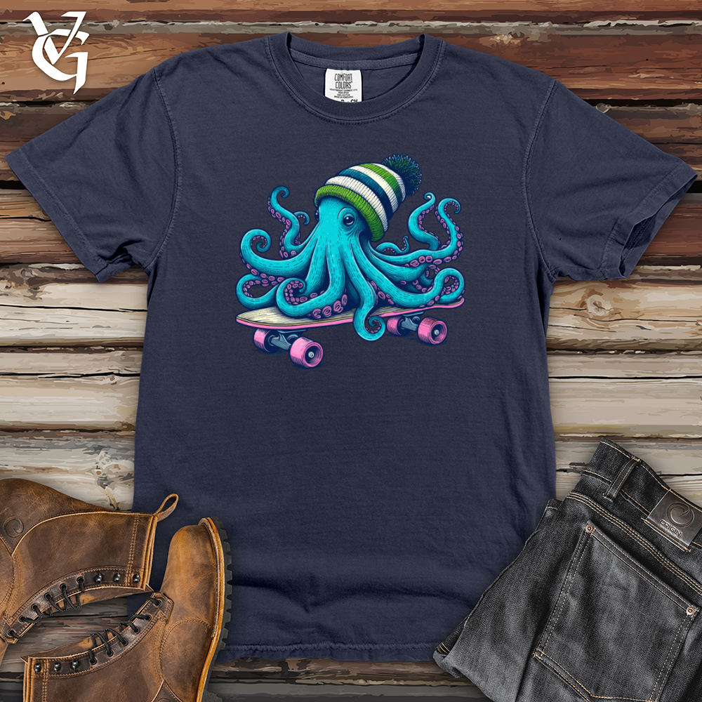 Blue Octopus Heavy Cotton Comfort Colors Tee