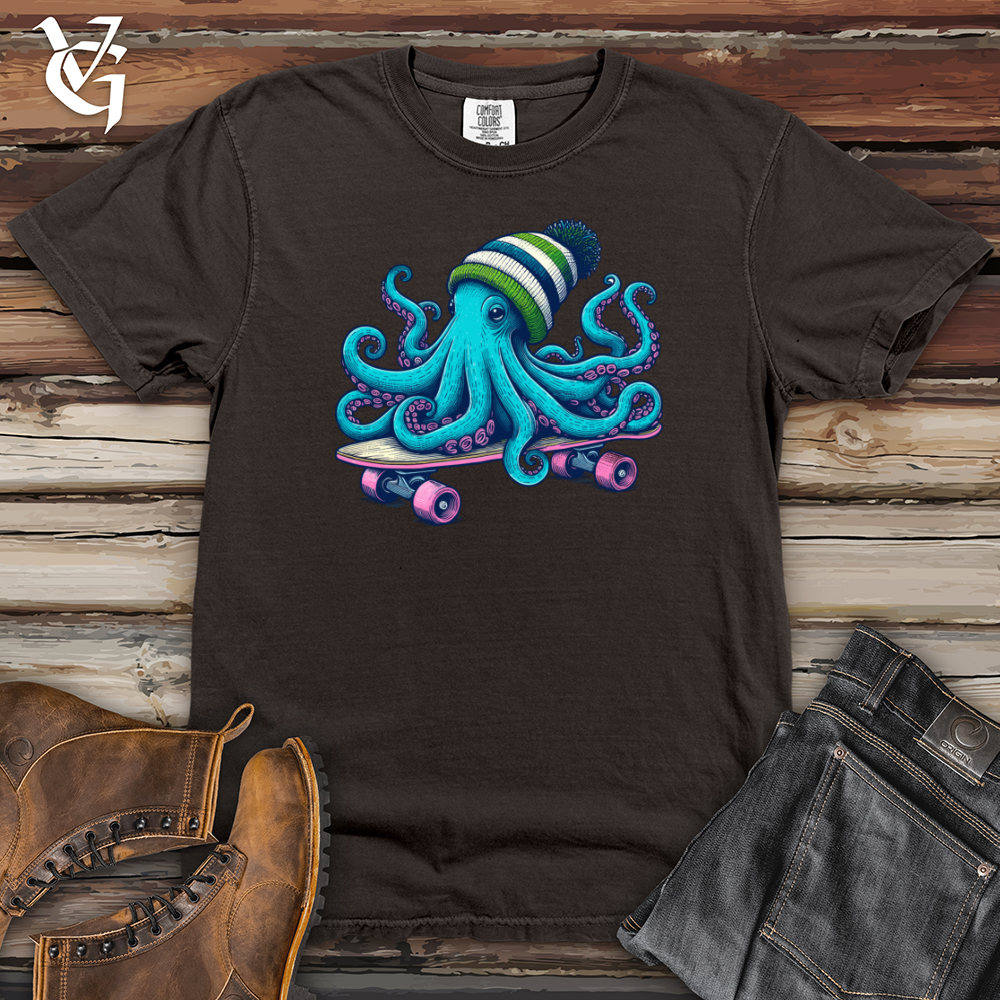Blue Octopus Heavy Cotton Comfort Colors Tee