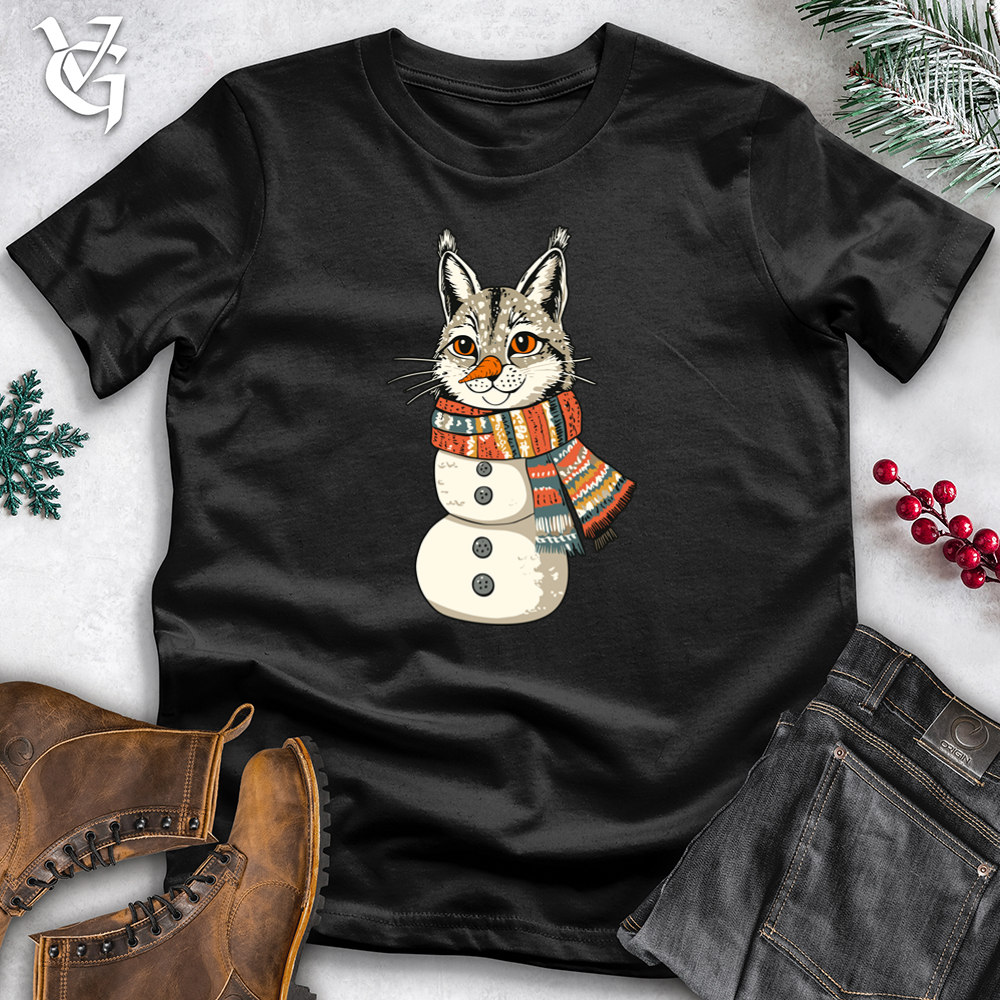 Snowman Cat Softstyle Tee