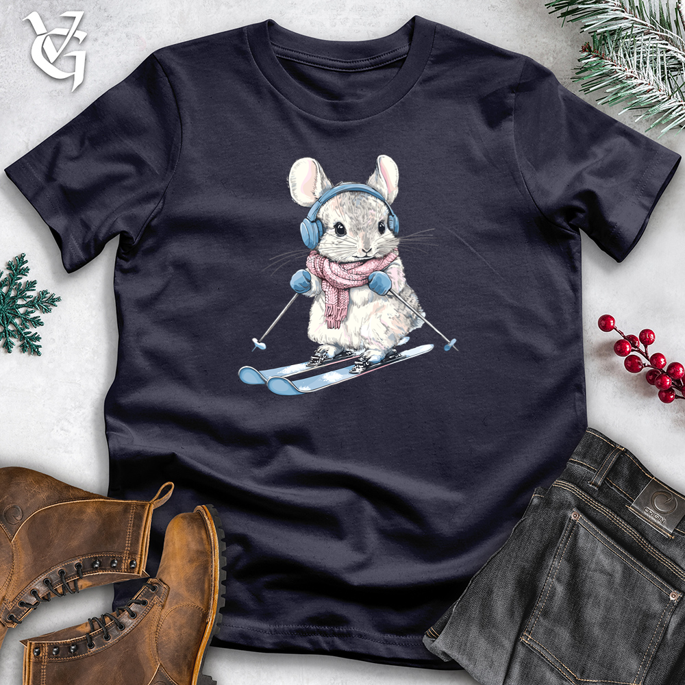 Chinchilla Skiing Cotton Tee