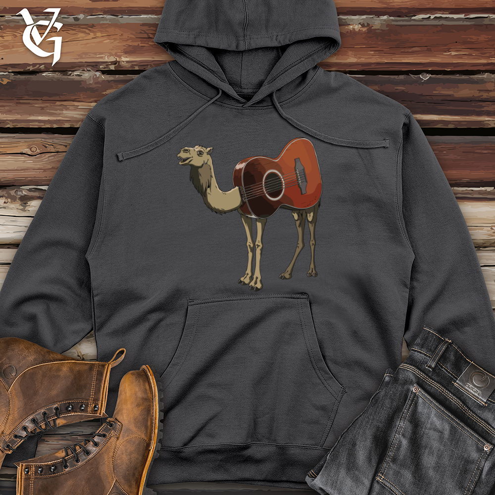 Camel Guitar Midweight Hooded Sweatshirt