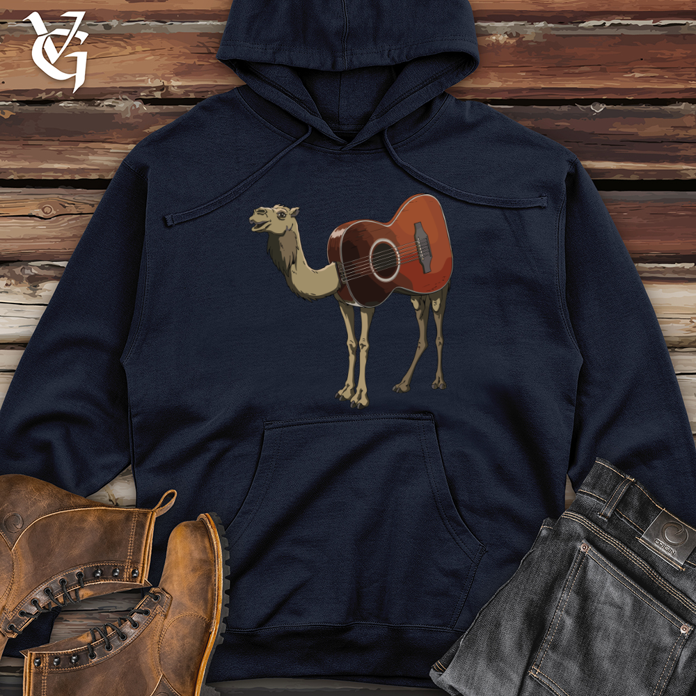 Camel Guitar Midweight Hooded Sweatshirt