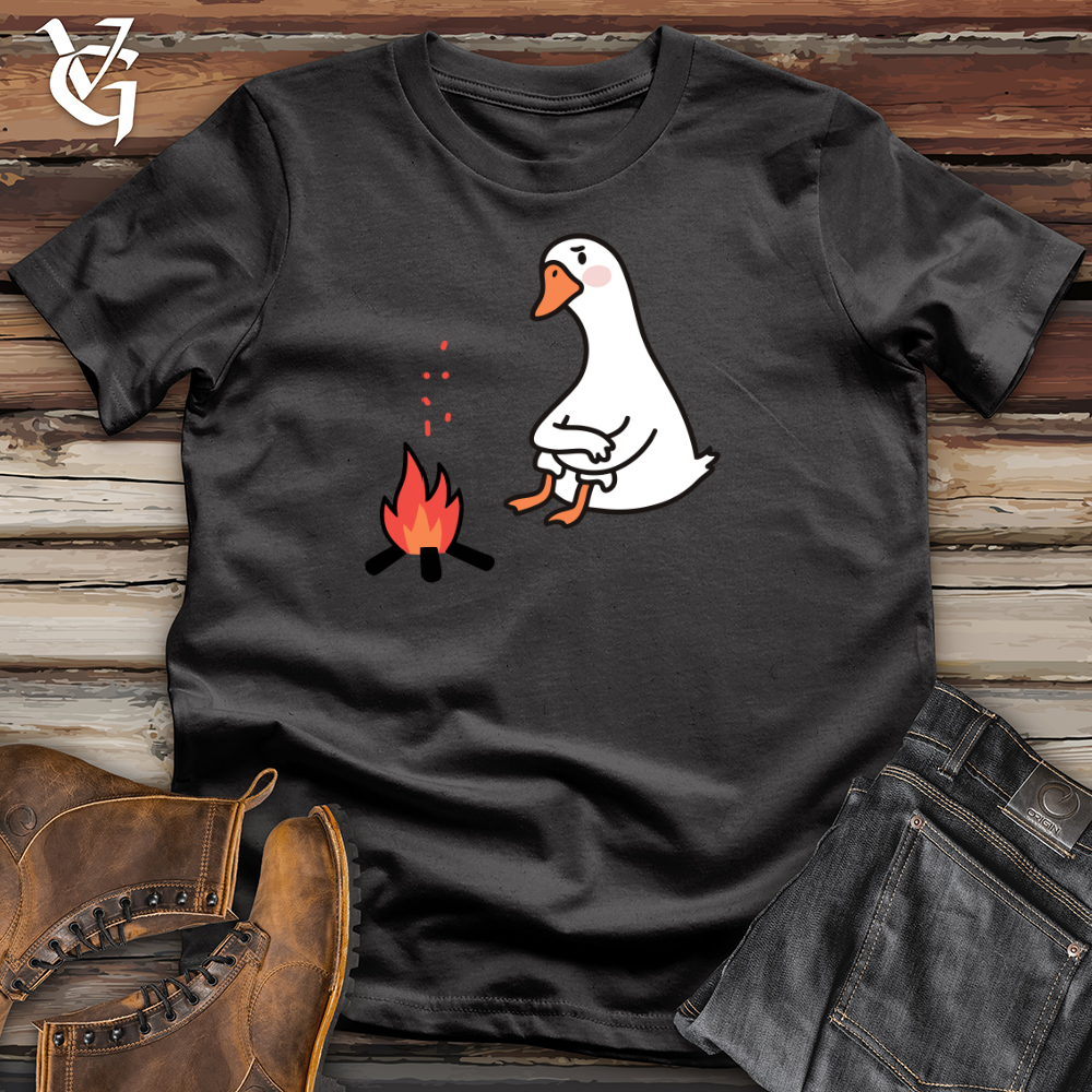 Duck With Fire Cotton Tee