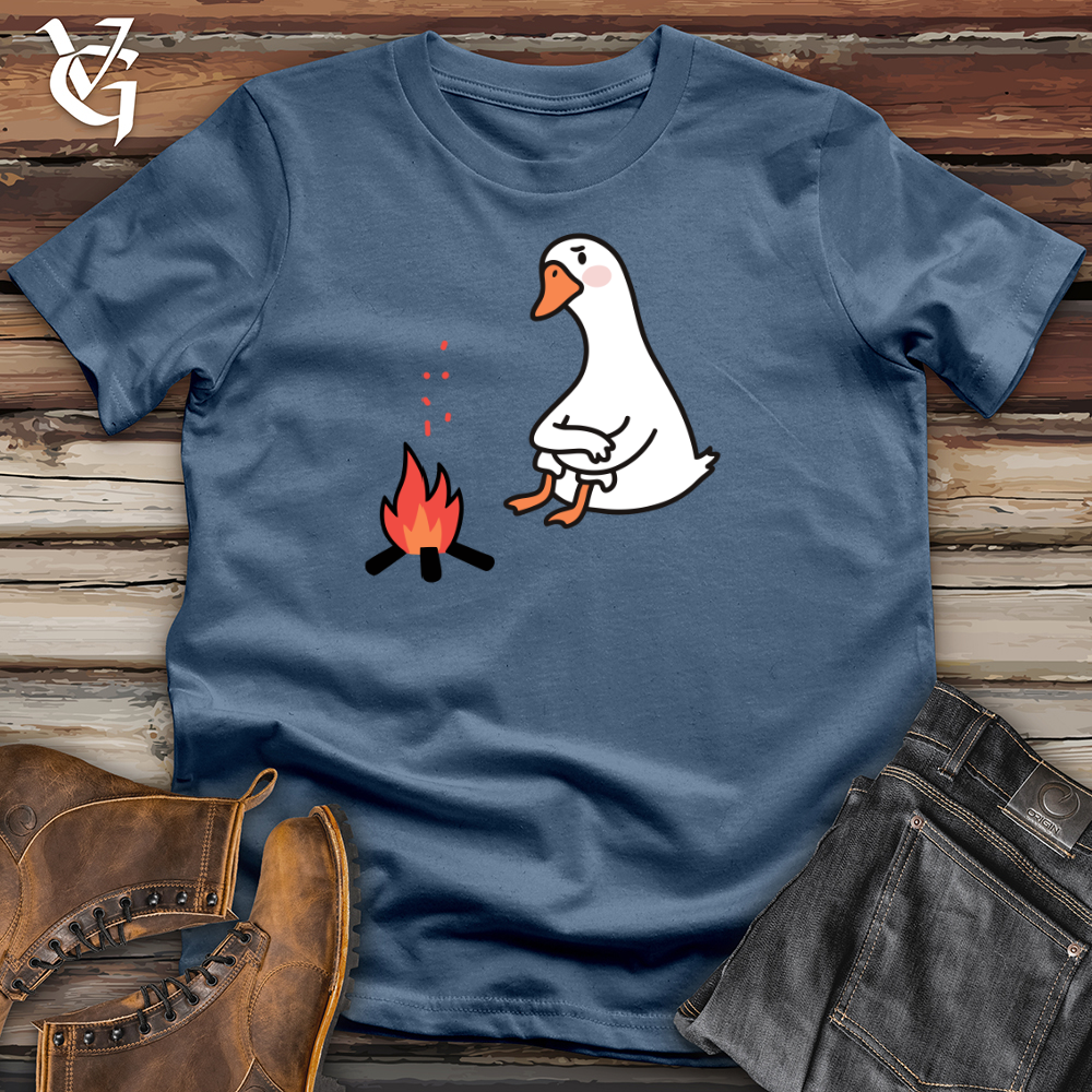 Duck With Fire Cotton Tee