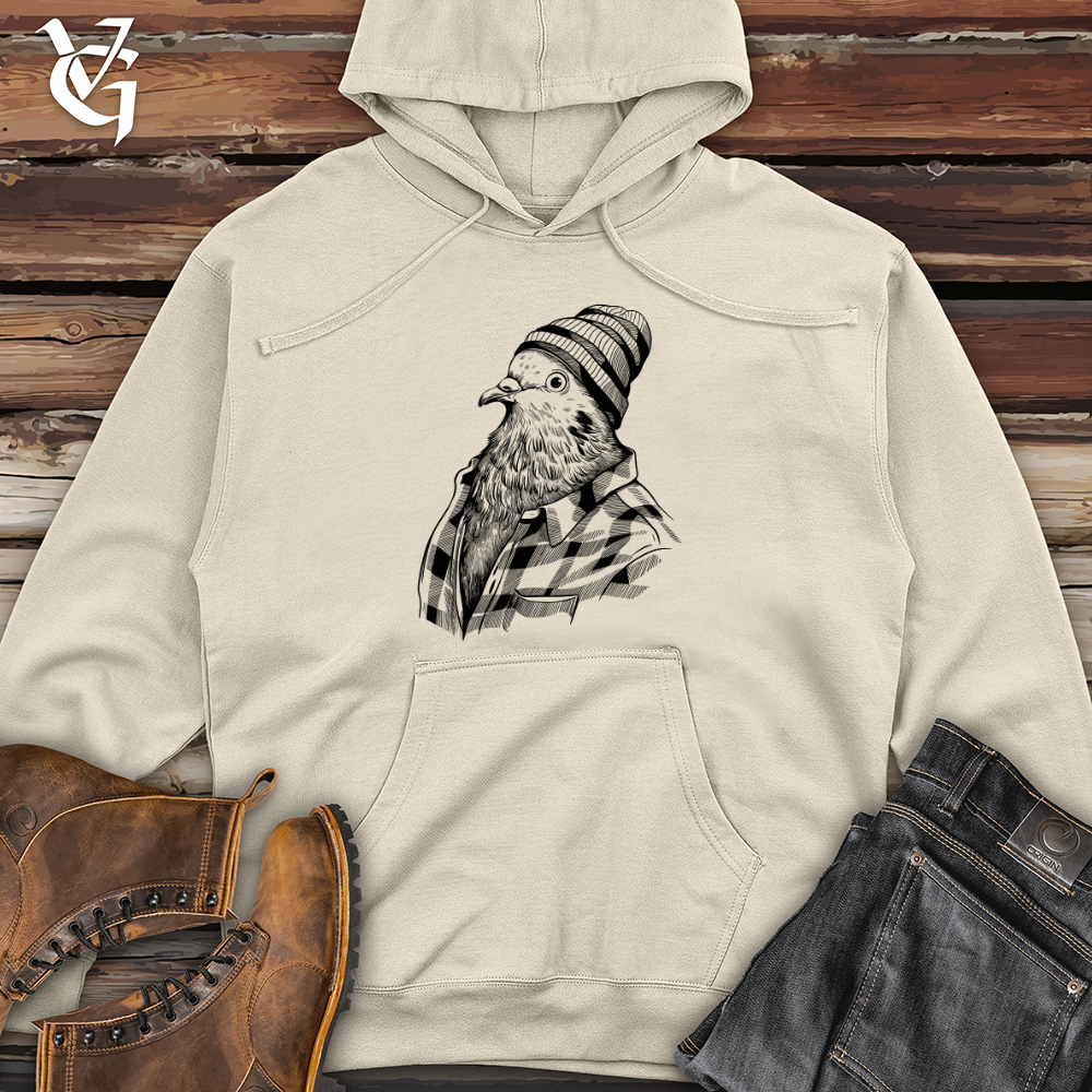 Pigeon With Benny Cap Midweight Hooded Sweatshirt