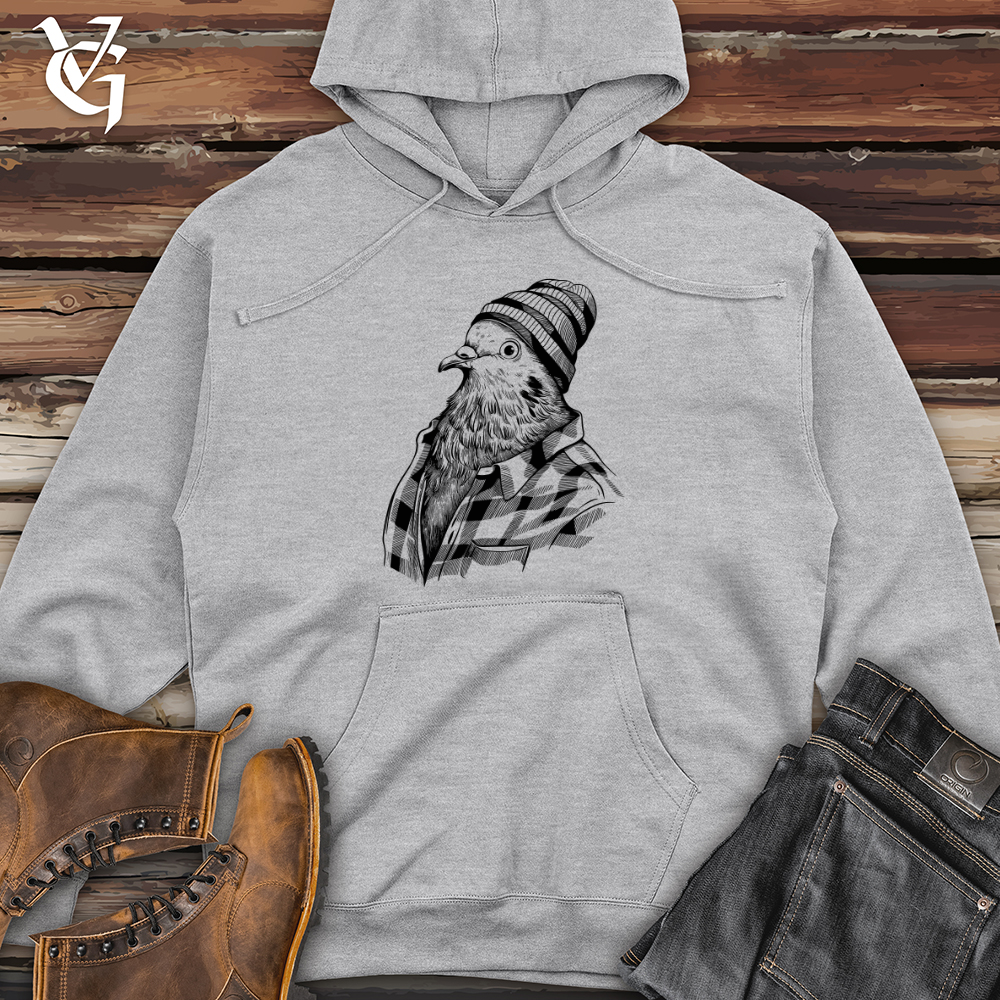 Pigeon With Benny Cap Midweight Hooded Sweatshirt