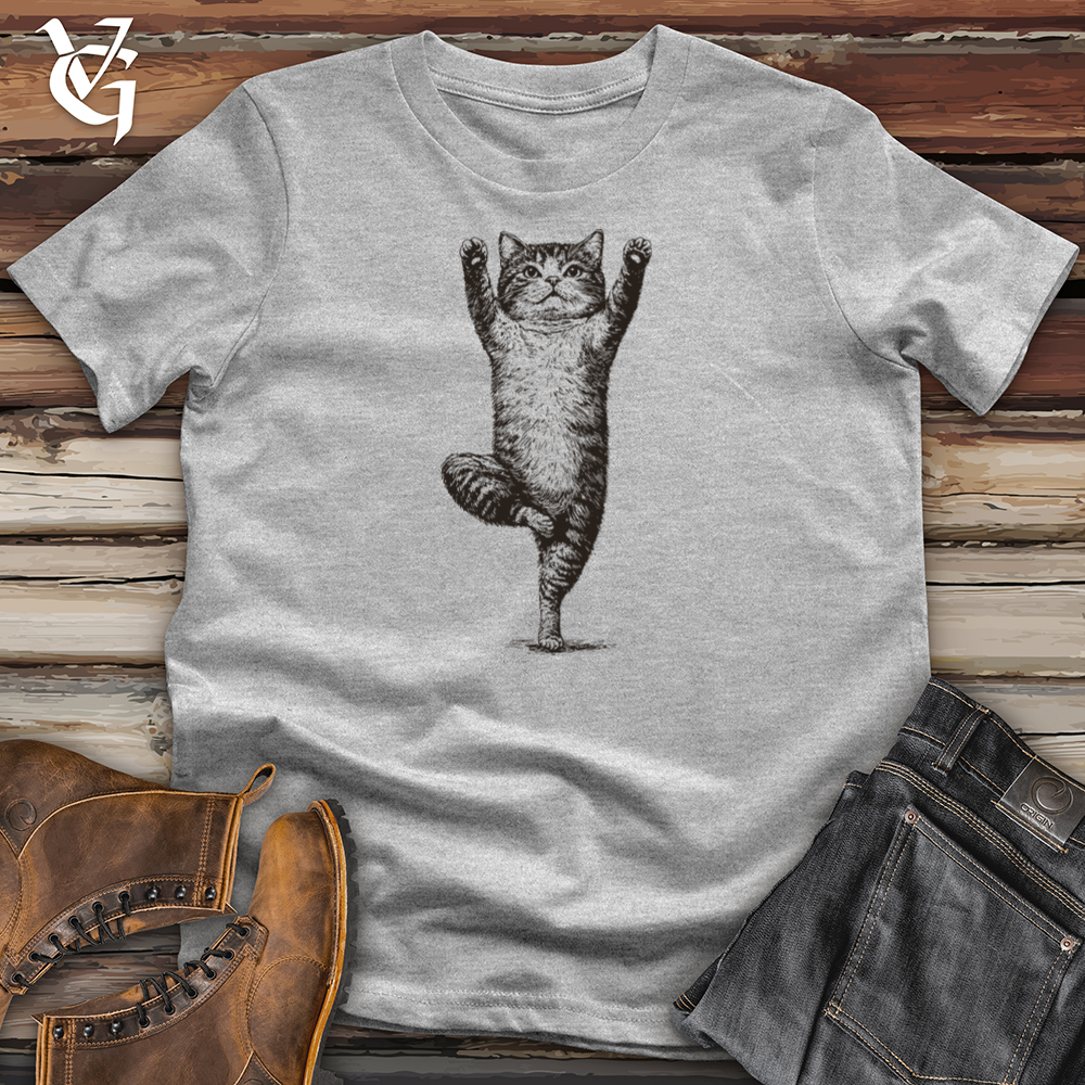 Yoga Pose Cat Softstyle Tee