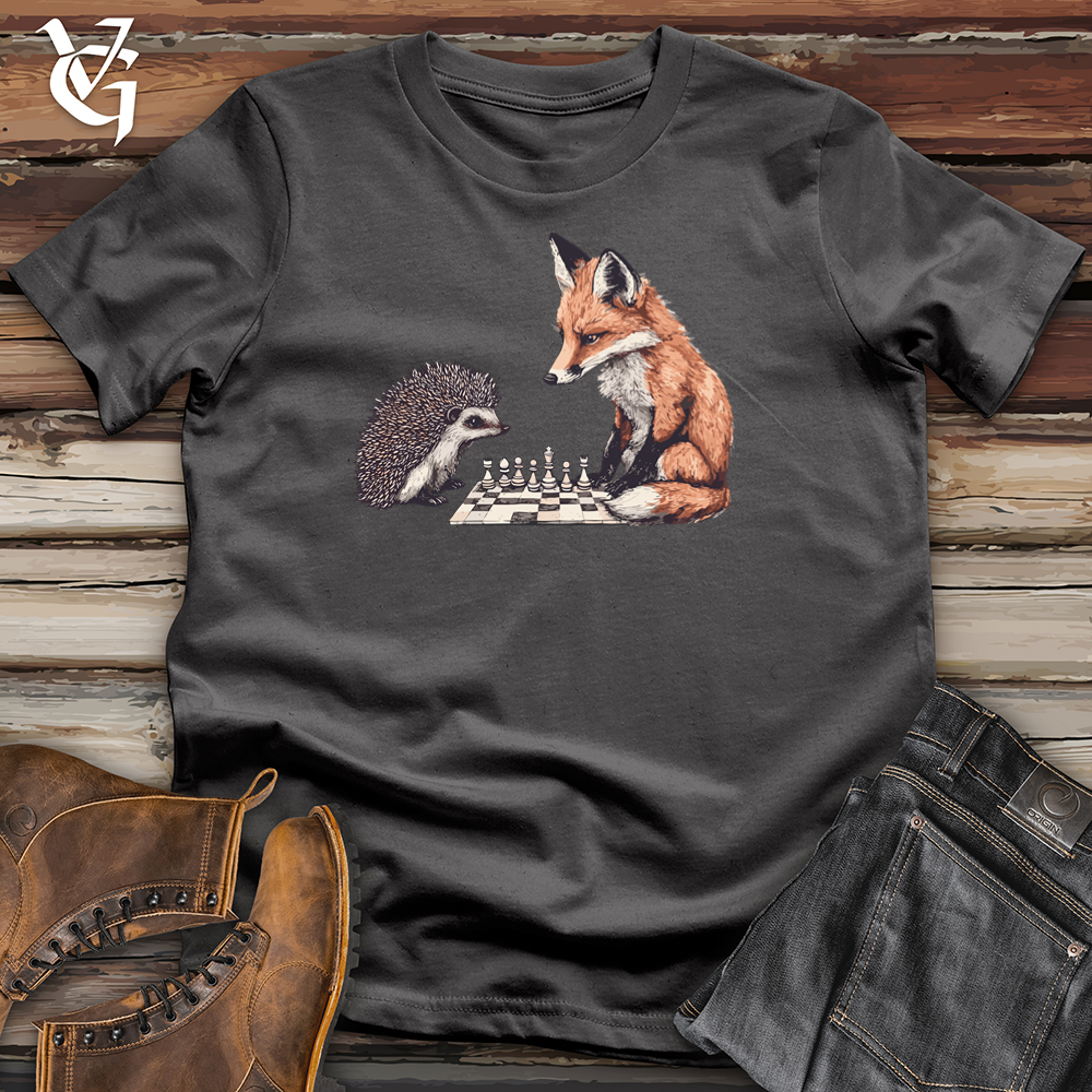 Fox Hedgehog Chess Match  Softstyle Tee