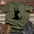 Black Cat Yoga Cotton Tee