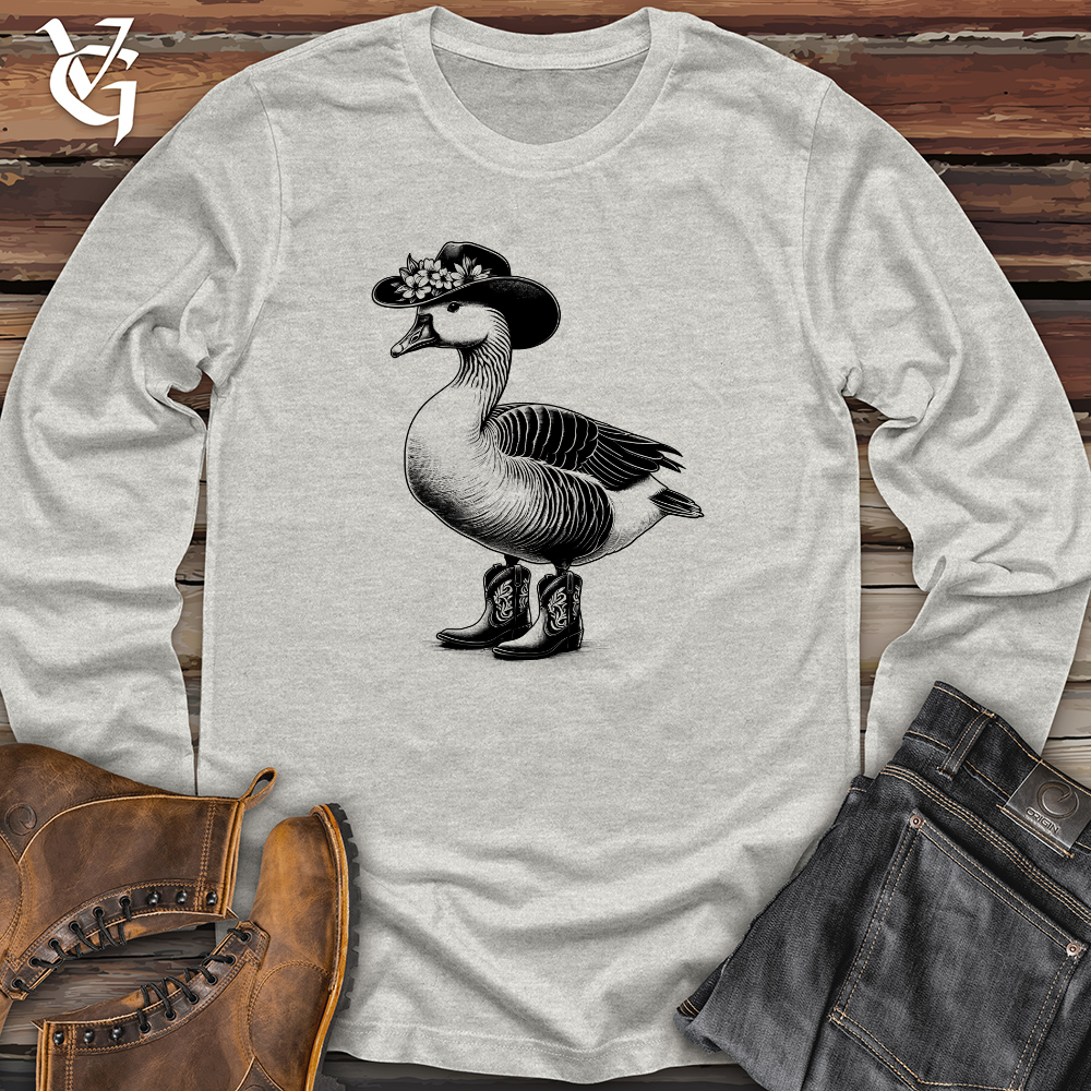 Western Cowboy Goose Long Sleeve