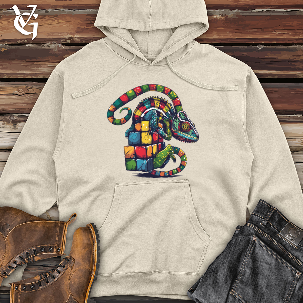 Chameleon Cube Transformation Midweight Hooded Sweatshirt