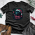 Merry Christmas Panther Cotton Tee