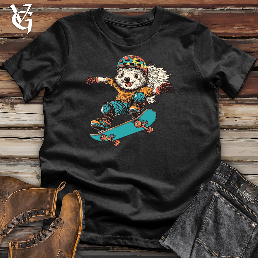 Skateboarding Raccoon Cotton Tee
