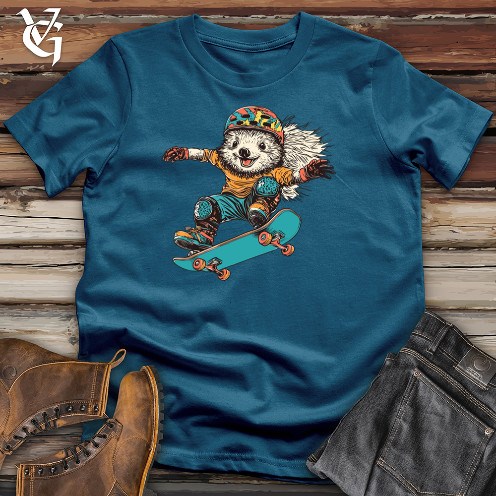 Skateboarding Raccoon Cotton Tee