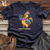 Chicken Throwing Darts Cotton Tee