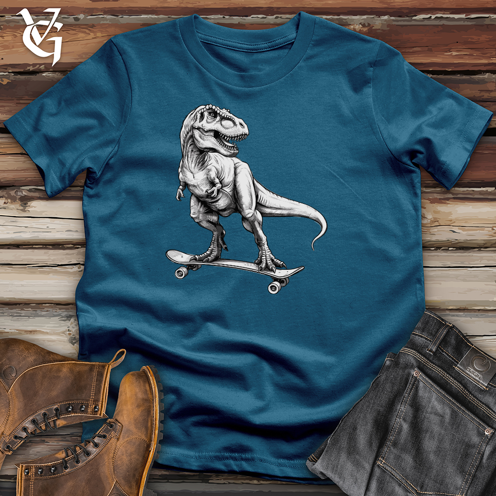 Skating Dinosaur Cotton Tee